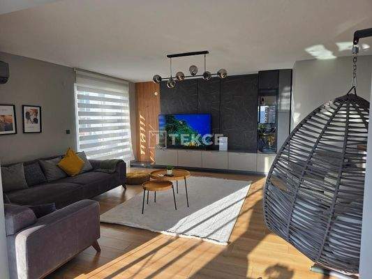 Fully Furnished Flat 530 Meters from the Beach in Alanya Antalya