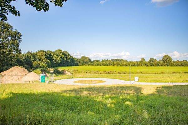 Blick auf die Grundstücke