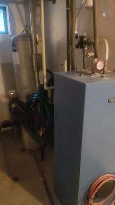 Hauswasserwerk Warmwasserboile