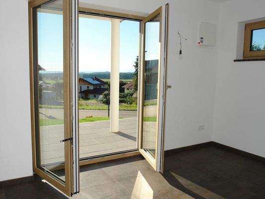 Blick aus Wohnzimmer