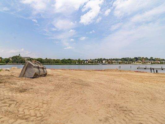 Während der Bodensanierung