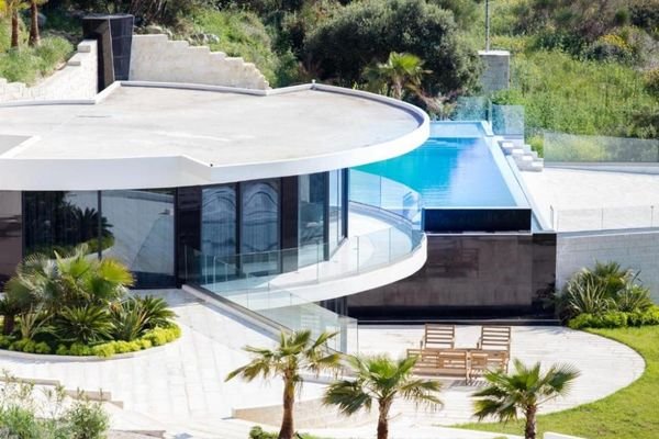 Kreta, Kissamos: Luxusvilla mit 180°-Panoramablick auf das Meer