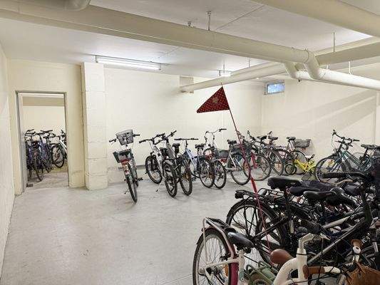 Fahrradraum vorderer Teil