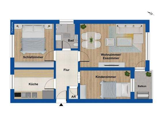 Grundriss 1. Obergeschoss