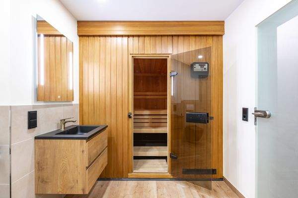 Sauna mit Bad