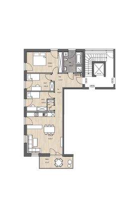 Grundriss Wohnung 14