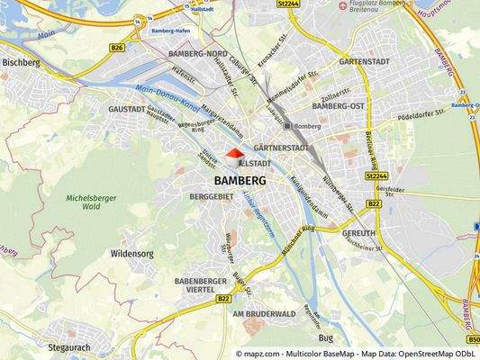 Geolyzer Kartenausschnitt