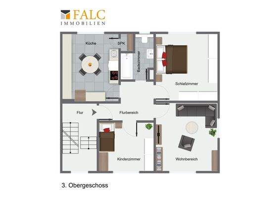 Grundriss 3. Obergeschoss 