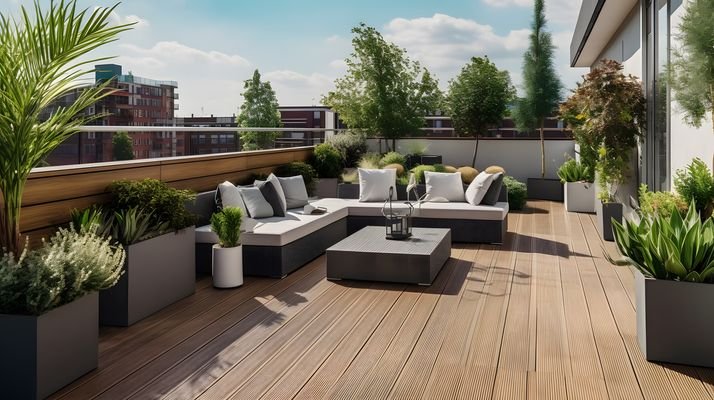 Visualisierung Dachterrasse