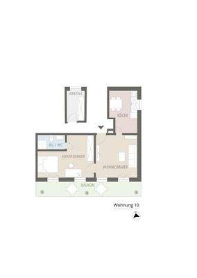 Obergeschoss Wohnung 10