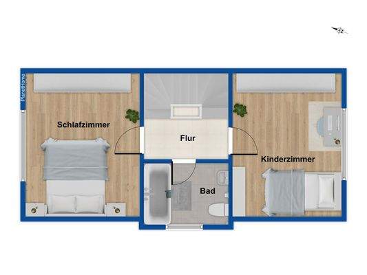 Grundriss Obergeschoss