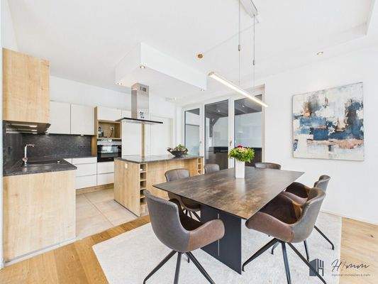 Wohnküche mit offenem Raumkonzept