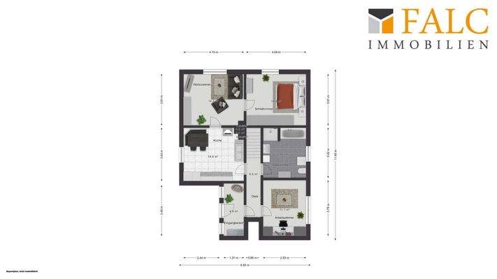 Grundriss Erdgeschoss