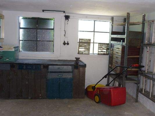 Werkstatt im Nebengebäude