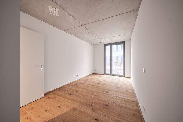 Schlafzimmer mit Blick zum Garten - HERDERGÄRTEN 3.0.4