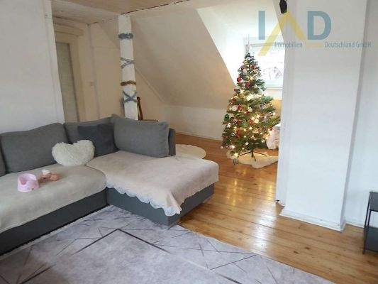 Wohnzimmer im DG hintere Wohnu