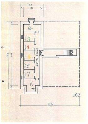 UG 2 Abstellraum unmaßstäblich