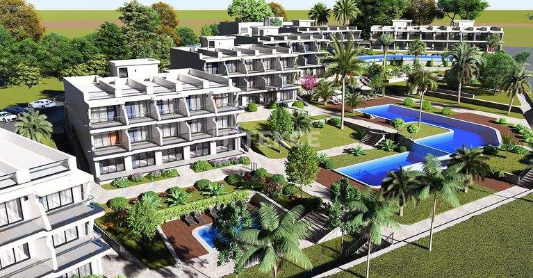 Apartments in a Complex Close to the Sea in North Cyprus Tatlısu