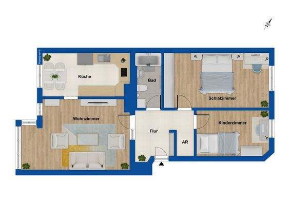 Grundriss 2. Obergeschoss