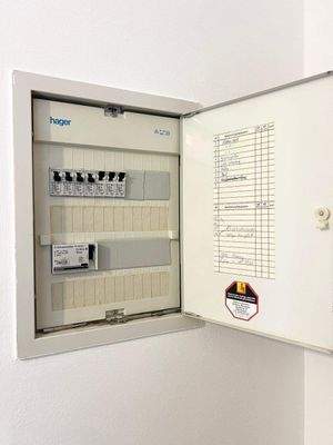 Unterverteiler mit FI-Schutzschalter