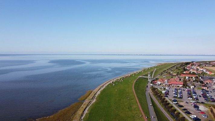 Luftbild Friedrichskoog-Spitze