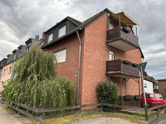 Seitenansicht mt Balkonen