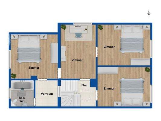 Grundriss - Obergeschoss