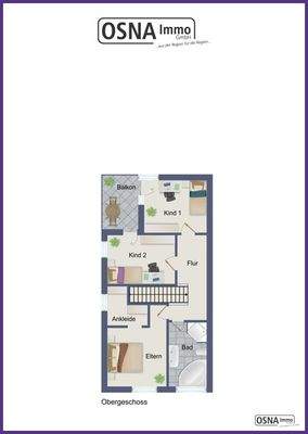 Grundriss Obergeschoss