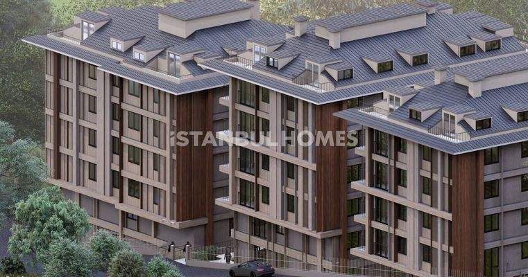 Elegant Flats in a Complex with Extensive Amenities in Uskudar