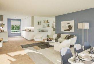 Blick ins Wohnzimmer