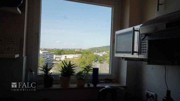 Blick aus dem Küchenfenster