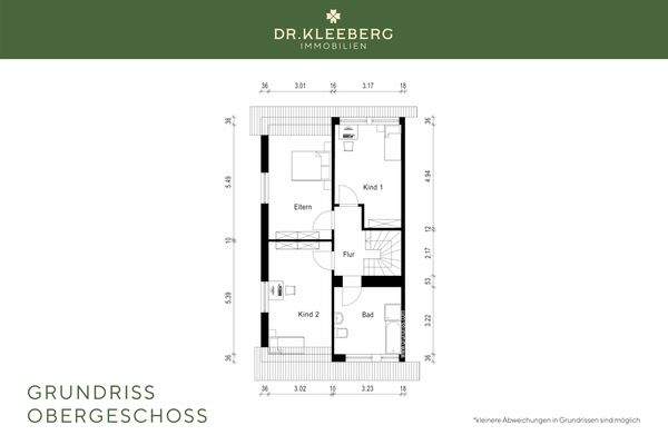 Grundriss Obergeschoss