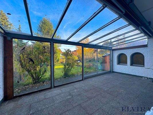 verglaste Terrasse/Wintergarten 