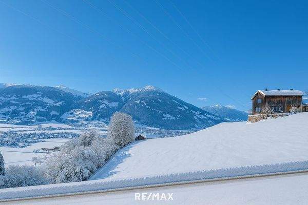 Grundstück Fügenberg Ausblick taleinwärts