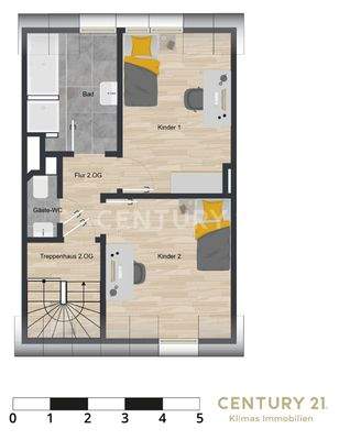 Grundriss 2. Obergeschoss