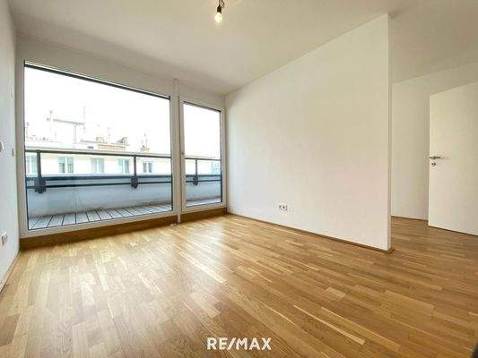 Schlafzimmer mit Arbeitsnische