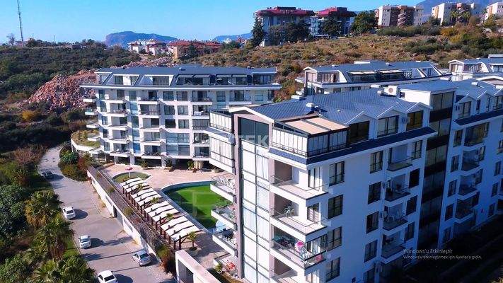 Furnished Apartment in Social Complex Near the Beach in Alanya