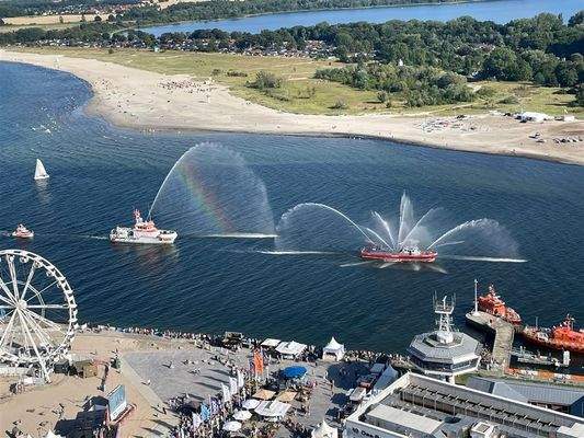 Blick auf das Feriendorf
