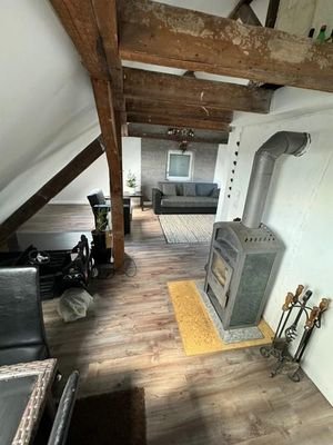 34 DG offener Ausbau mit Kaminofen
