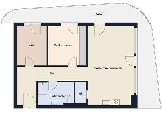 Grundrissplan ohne Maßstab