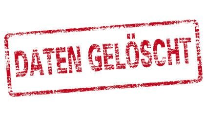 Daten gelöscht