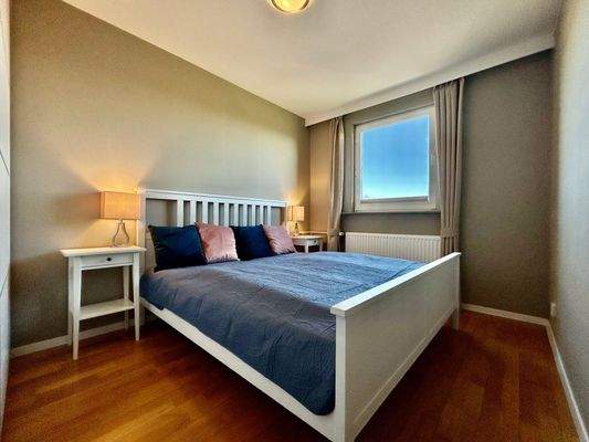 ...mit Doppelbett...