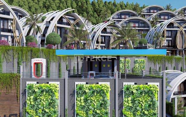 Elegant Flats in a Hotel Concept Project in Alanya