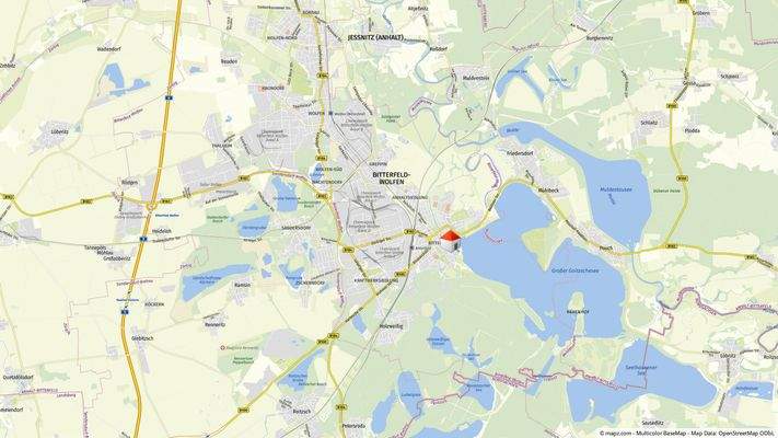 Geolyzer Kartenausschnitt