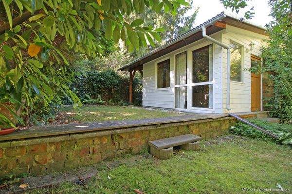 Detailansicht Anbau mit Terrasse