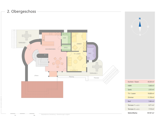 Grundriss Obergeschoss 2