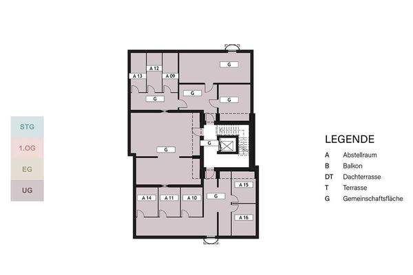 Geschossübersicht UG