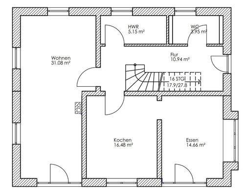 Grundriss Erdgeschoss
