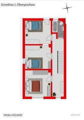 Grundriss - 1 Obergeschoss