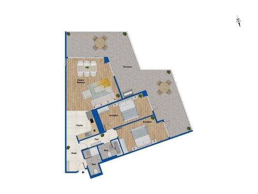 Grundrissvisualisierung